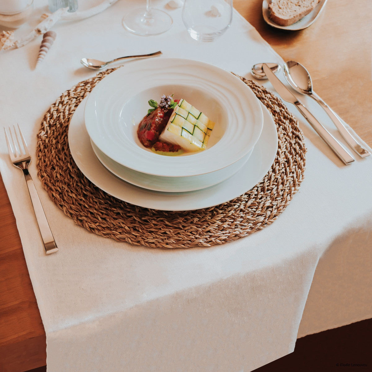 Side - 24 couverts de table avec support de rangement nomade Couzon - Mathon - 7