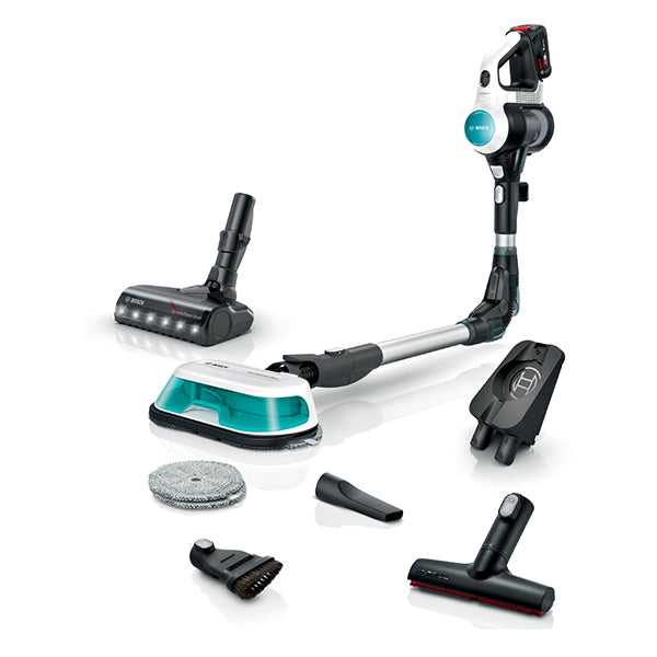 Aspirateur laveur rechargeable 2-en-1 Unlimited 7 ProHygienic Aqua Blanc BCS71HYG1 Bosch - Mathon - 3