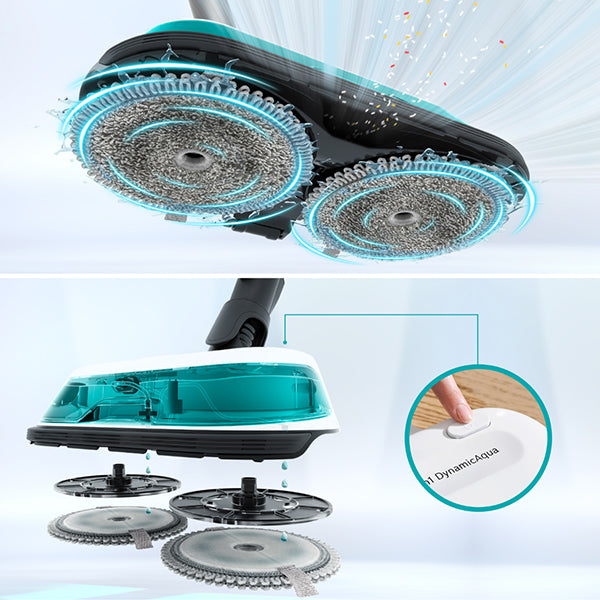 Aspirateur laveur rechargeable 2-en-1 Unlimited 7 ProHygienic Aqua Blanc BCS71HYG1 Bosch - Mathon - 6