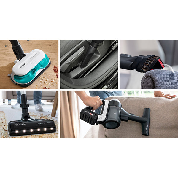 Aspirateur laveur rechargeable 2-en-1 Unlimited 7 ProHygienic Aqua Blanc BCS71HYG1 Bosch - Mathon - 10
