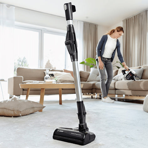 Aspirateur balai sans fil rechargeable Unlimited 7 blanc BBS711W Bosch - Mathon - 2