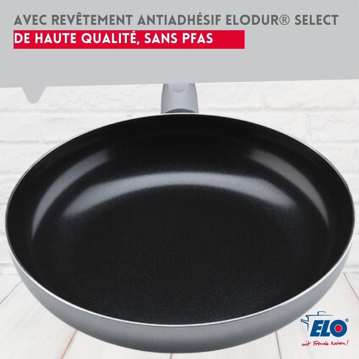 Poêle tous feux 28 cm sans PFAS  Ducato Elo - Mathon - 5