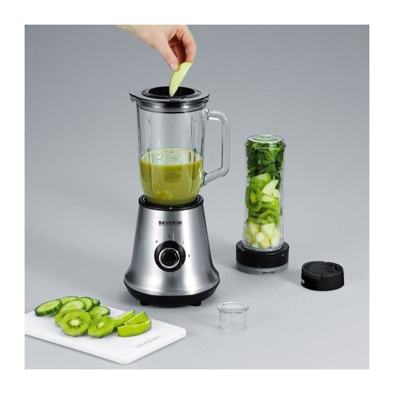 Blender classique avec extracteur de nutriments - 500w - capacité 1l - lames inox Severin - Mathon - 2