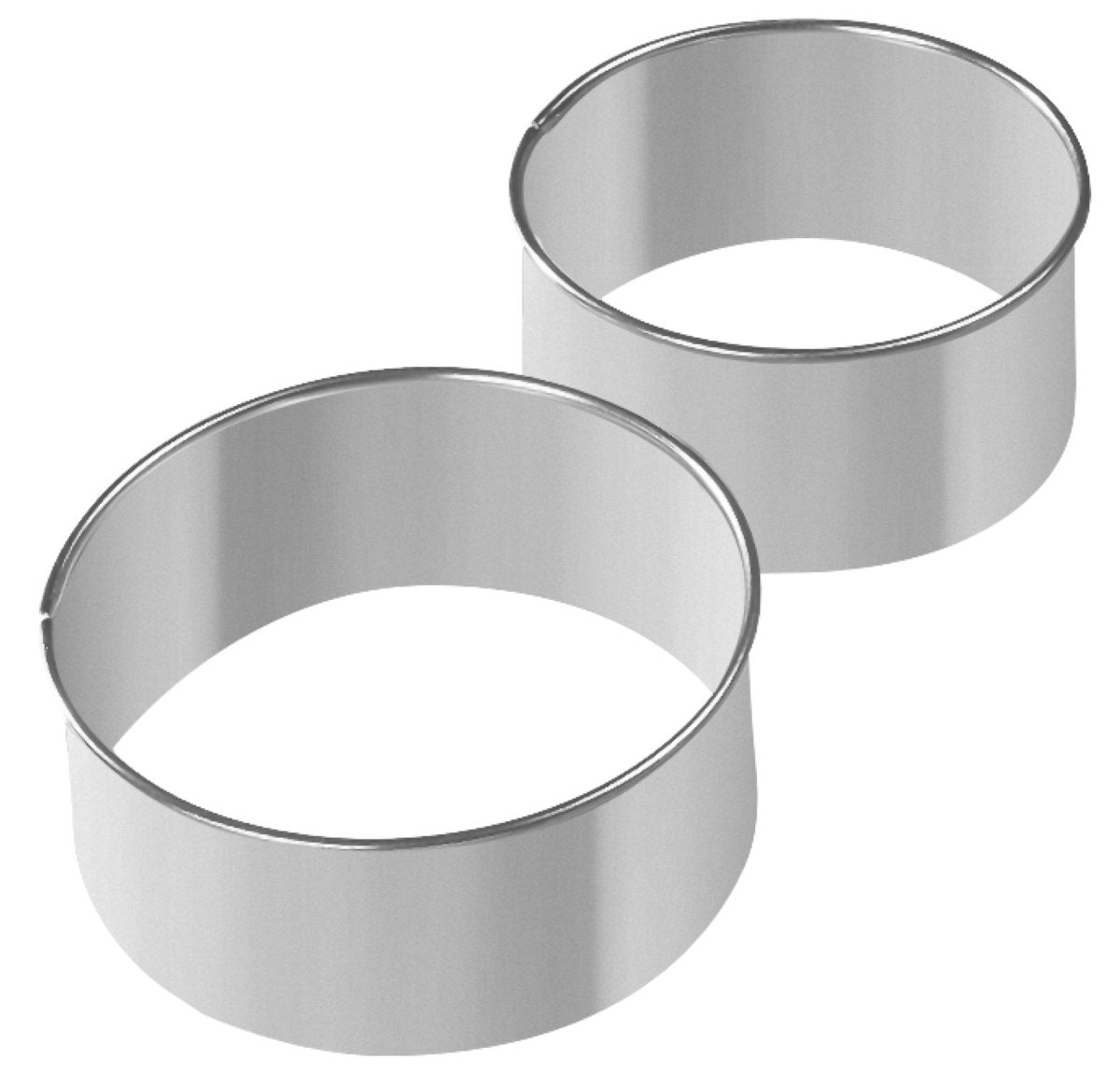 Lot de 2 emporte-pièces ronds pour beignets en inox Zenker Emporte-pièces Zenker - Mathon - 1