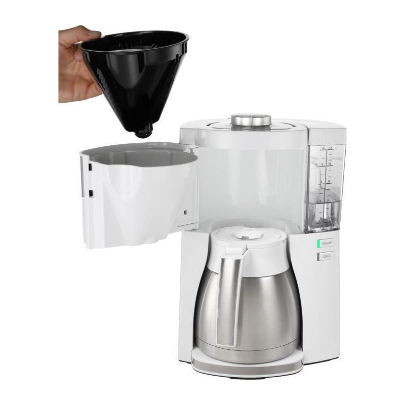 Machine A Café Melitta - Look V Therm Perfection 1025-15 Blanc/acier Brossé Melitta - Mathon - 5