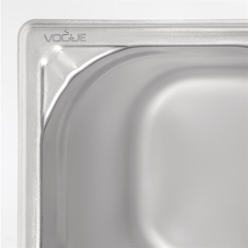 Bac Gastro Inox 18/10 GN 1/6 -200 mm- Vogue - Mathon - 3
