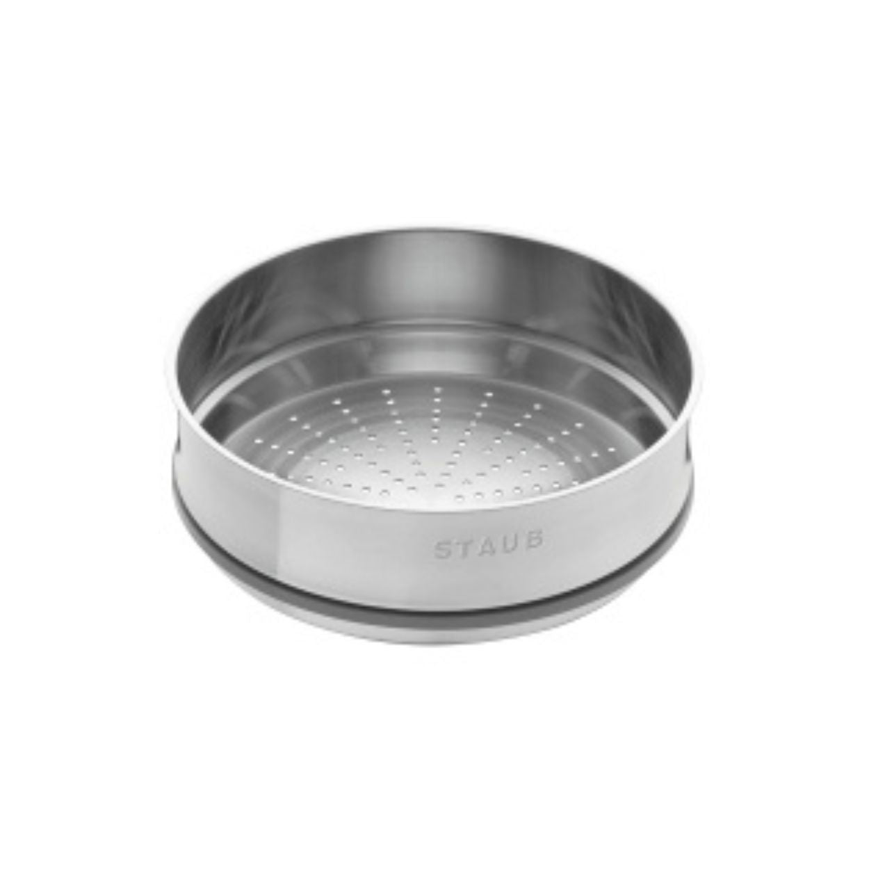 Cocotte avec panier vapeur 26 cm, Rond(e), Noir mat, Fonte Staub - Mathon - 3