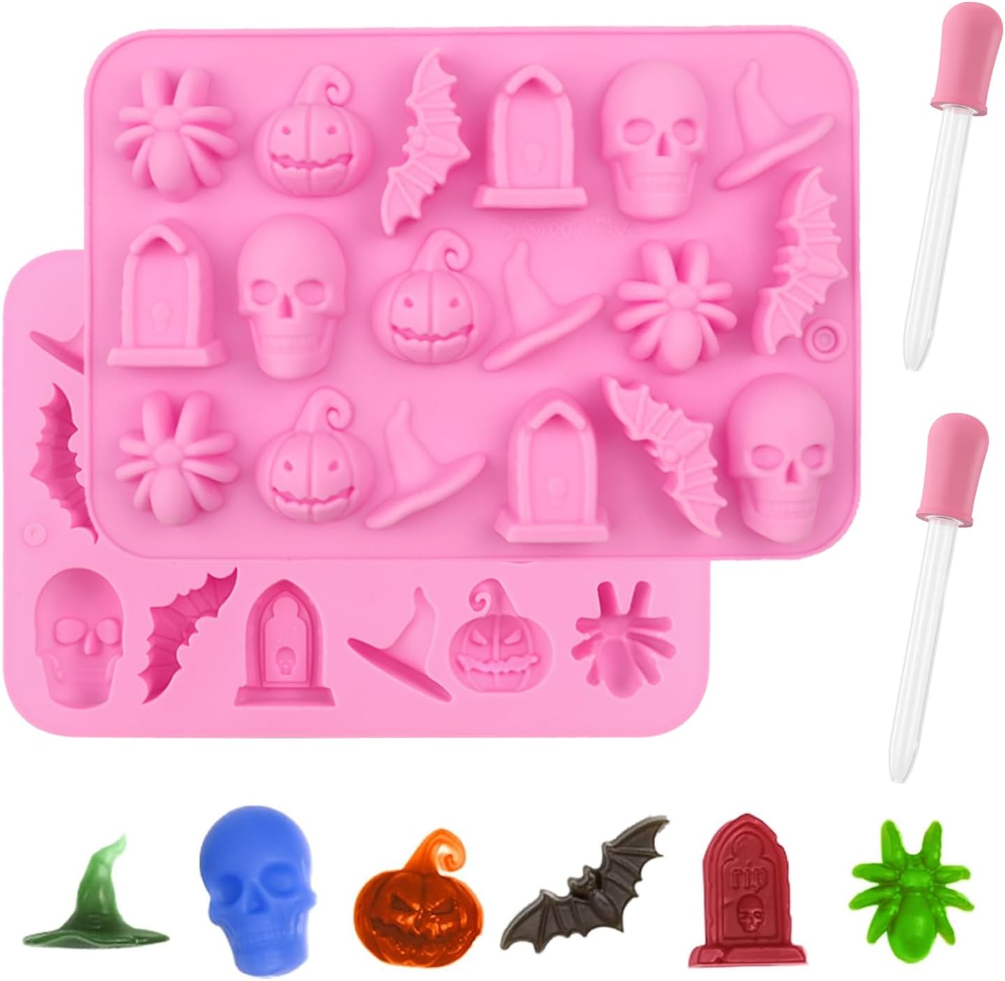 2 Moule en Silicone pour Citrouille d