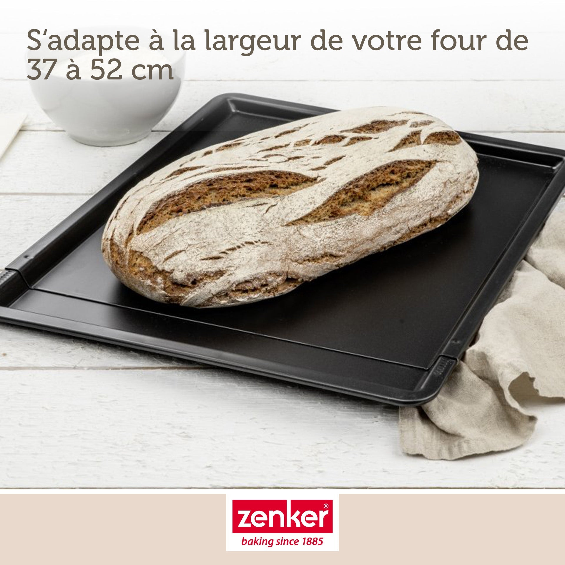 Plaque à pâtisserie extensible de 37 x 52 cm Zenker Black Metallic Zenker - Mathon - 5