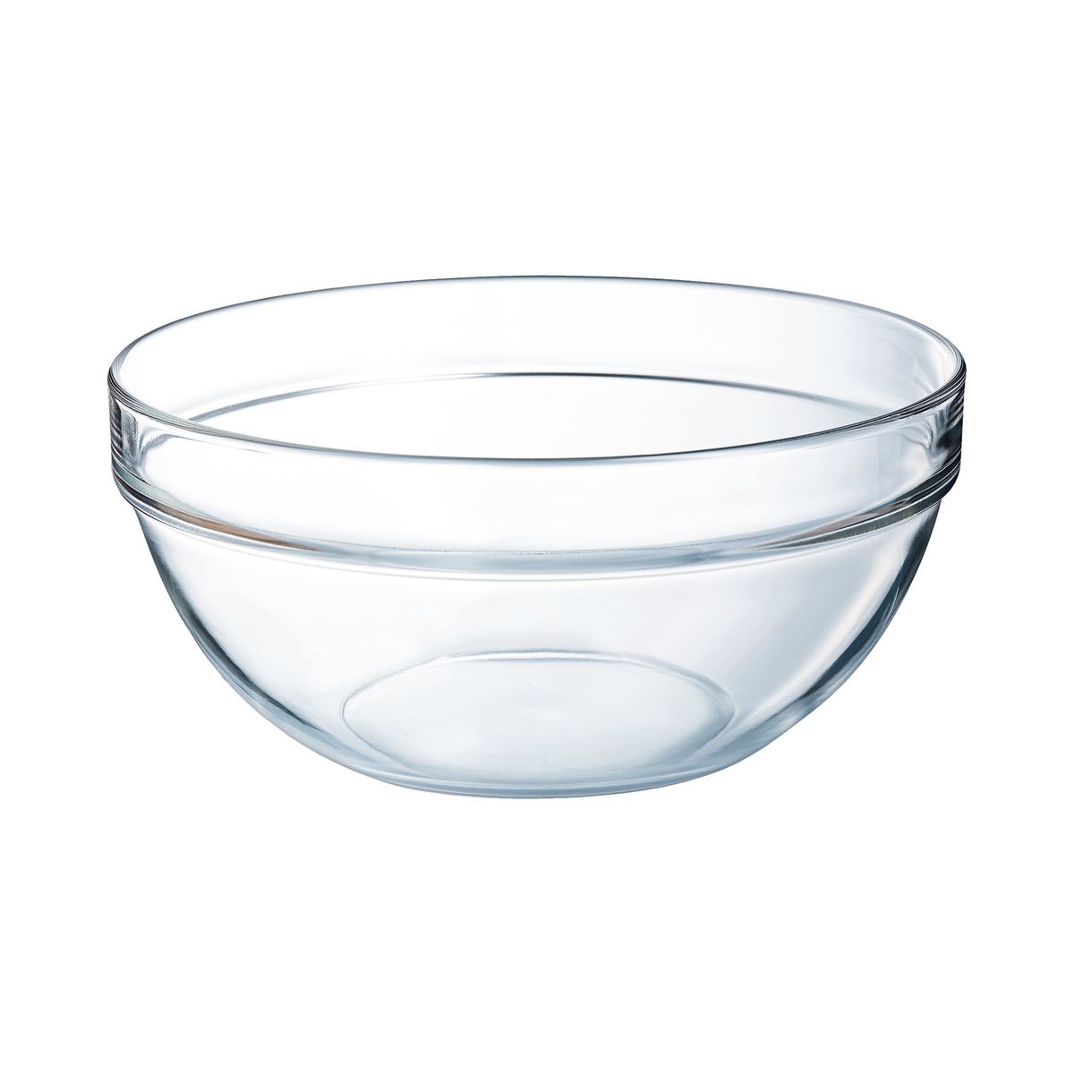 Saladier 29cm Empilable - Luminarc - Verre ultra transparent Luminarc - Mathon - 1