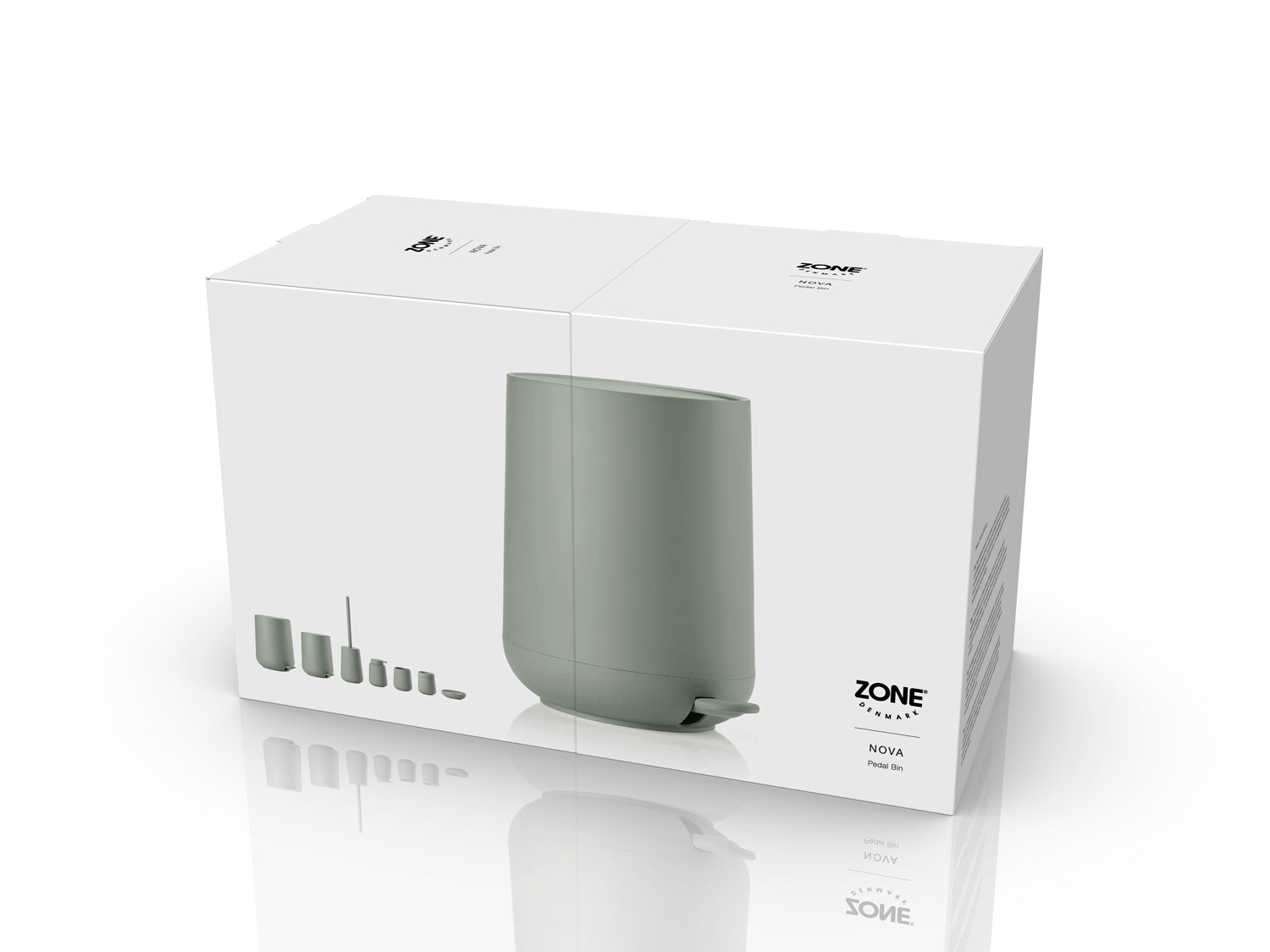 Poubelle à pédale NOVA en abs Vert matcha Zone Denmark - Mathon - 5