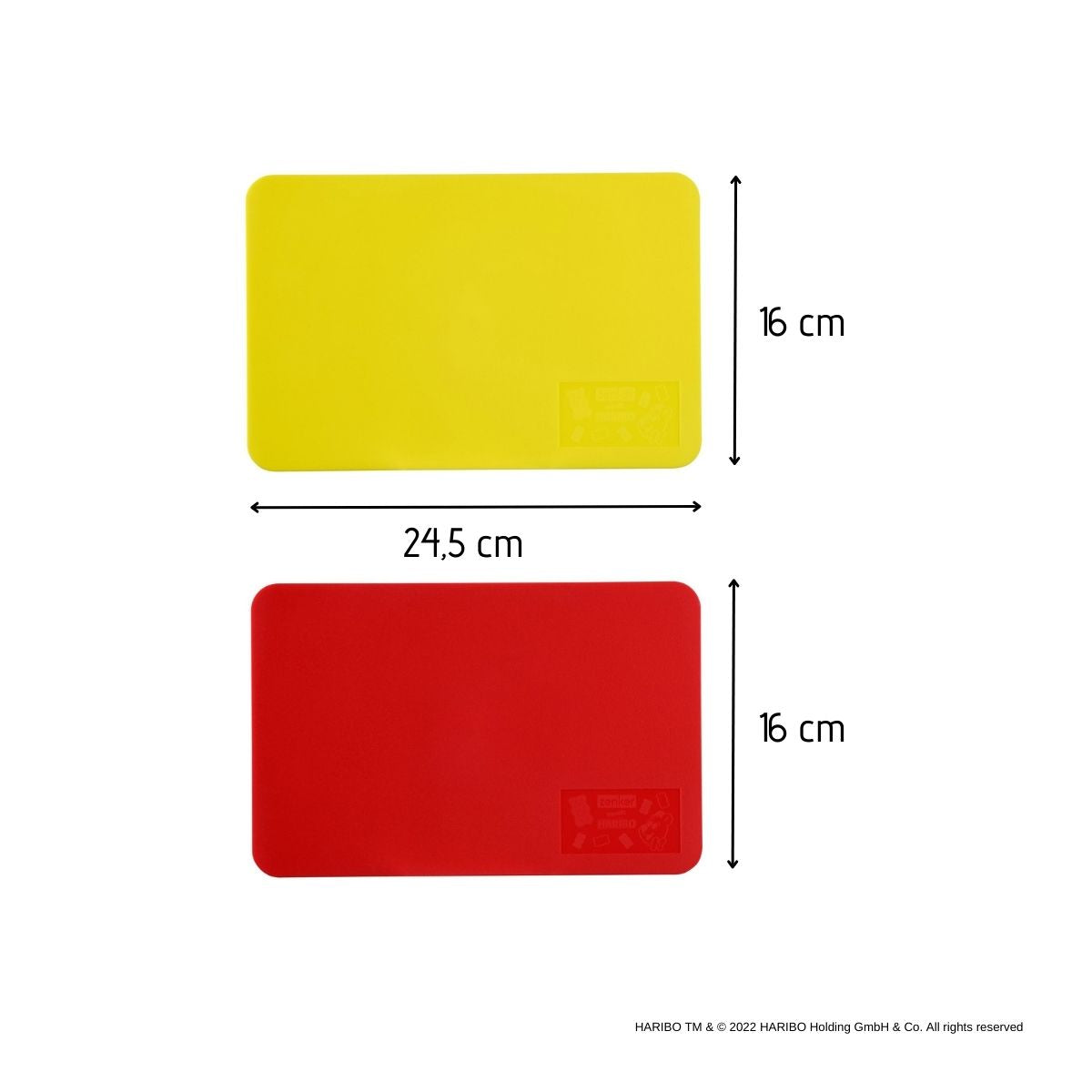 Lot de 2 planches à découper en plastique 24,5 x 16 cm Zenker Haribo Zenker - Mathon - 3