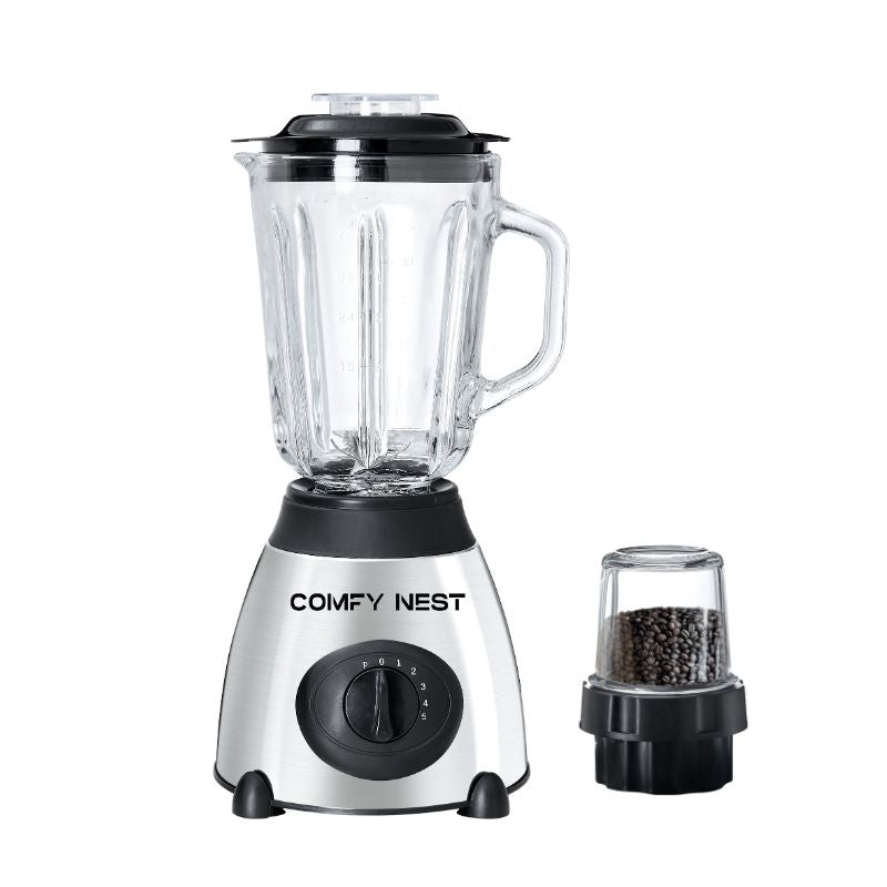 Blender mixeur en verre 2en1 fonction pulse 800W Comfy Nest CNBLG15P Comfy Nest - Mathon - 1