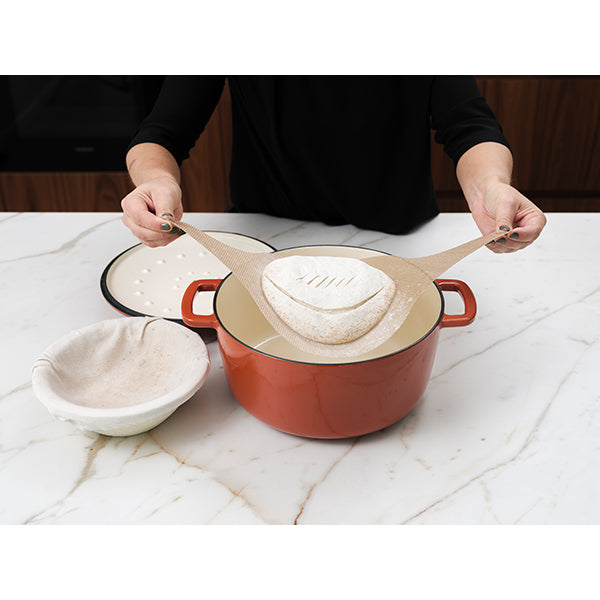 Feuille pour pain à la cocotte en fibre de verre 23 cm NoStik - Mathon - 3