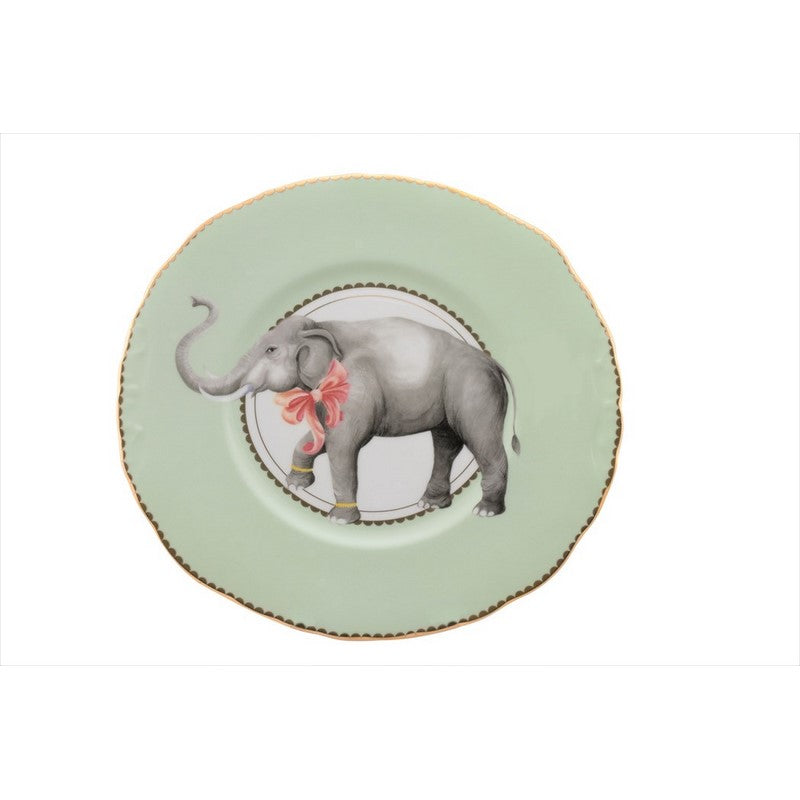 Lot de 6 Assiettes plates Animal Magic - 23cm - Elephant Yvonne Ellen - Mathon - 3