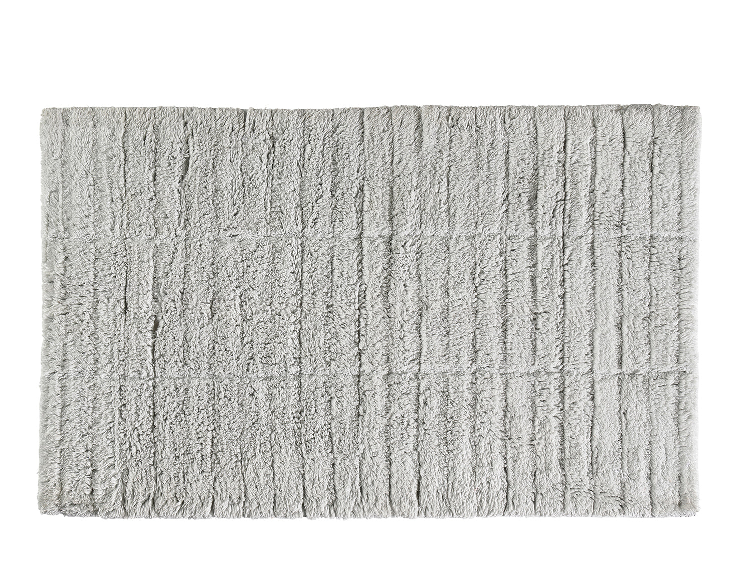 Tapis de bain TILES en coton Gris clair Zone Denmark - Mathon