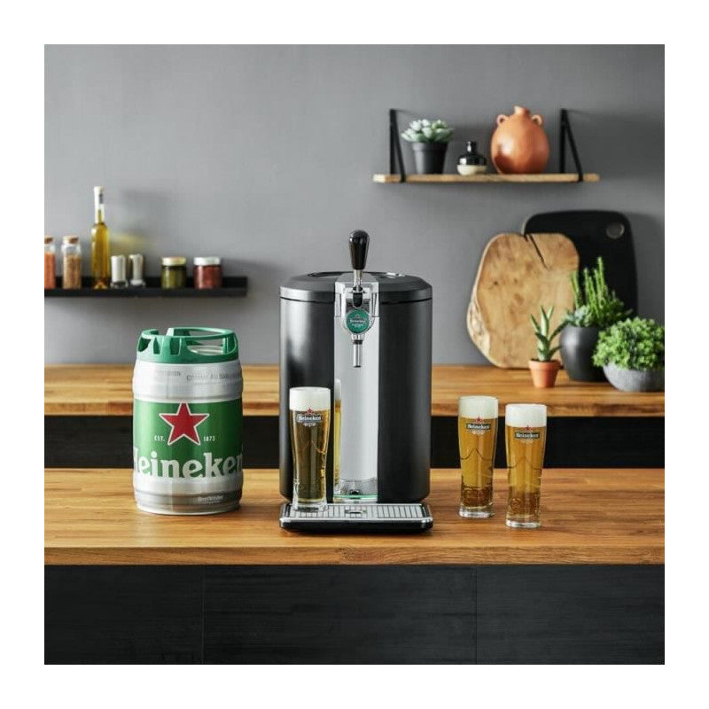 Beertender Vb452e10 Compact Machine A Biere Pression, Compatible Fûts De 5l, Température Parfaite, Biere Fraîche Et Mou Krups - Mathon - 5