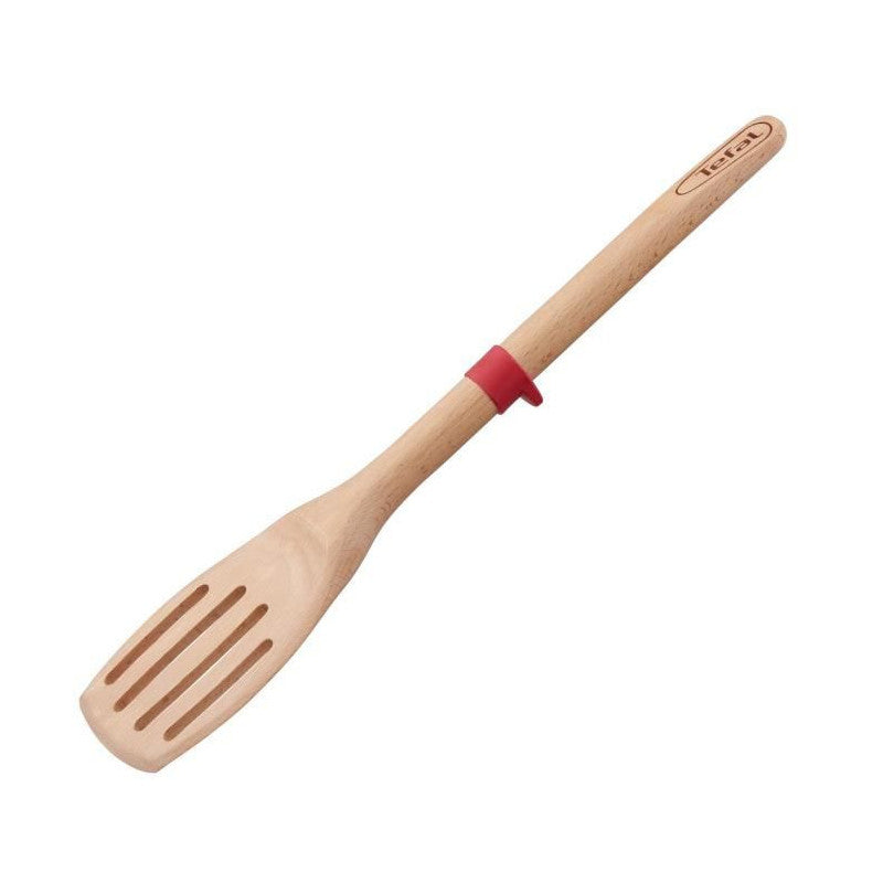 Spatule A Angle Ingenio - Bois Hetre Et Silicone Platinium - 32 Cm Tefal - Mathon - 2