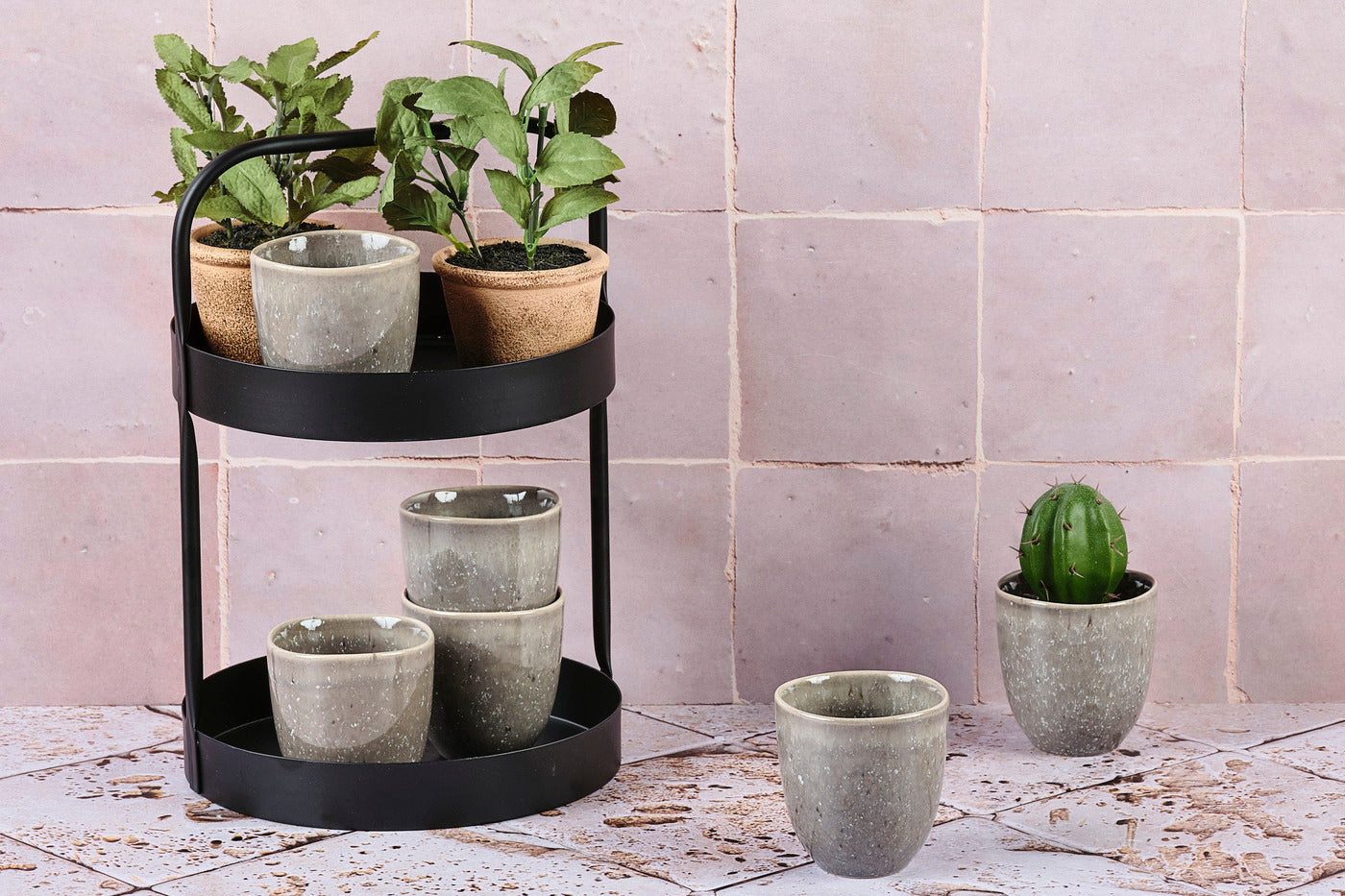 Tasse STELLAR 15cl - 6 pièces - Gris béton Björn - Mathon - 2