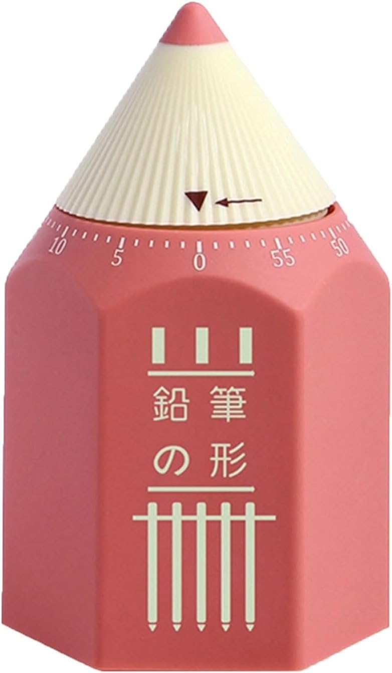 Minuteur mécanique, joli crayon de dessin rouge Vendos85 - Mathon