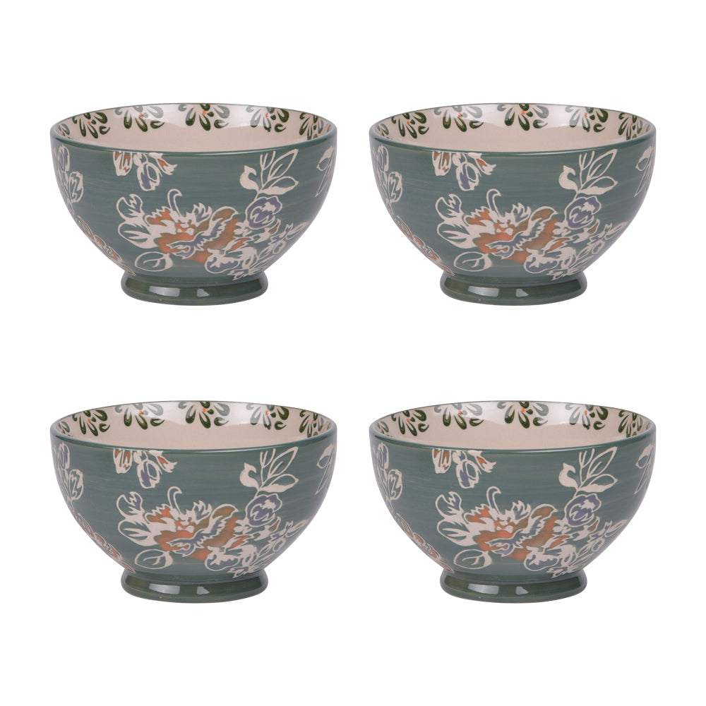 Coffret de 4 bols Faustine 14 cm Table passion - Mathon - 1