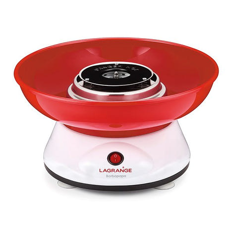 Appareil à barbe à papa rouge 379003 Lagrange - Mathon