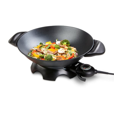 Wok électrique en aluminium 5 L DO8708W Domo - Mathon - 1