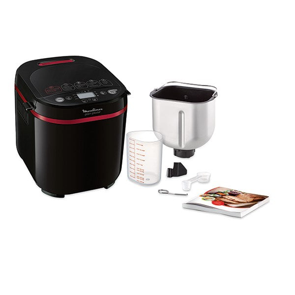 Machine à pain 720 W 17 programmes coloris noir et pourpre OW220830 Moulinex - Mathon - 1