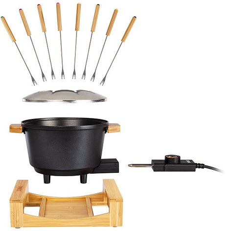 Fondue bambou noire 8 personnes 1,5 L 01.173025.01.001 Princess - Mathon - 2
