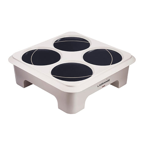 Crêpière créativ duo 2 000 W 139001 Lagrange - Mathon - 2