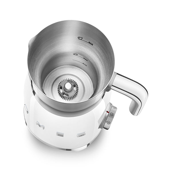 Chocolatière et mousseur de lait 500 W MFF11WHEU blanc Smeg - Mathon - 2