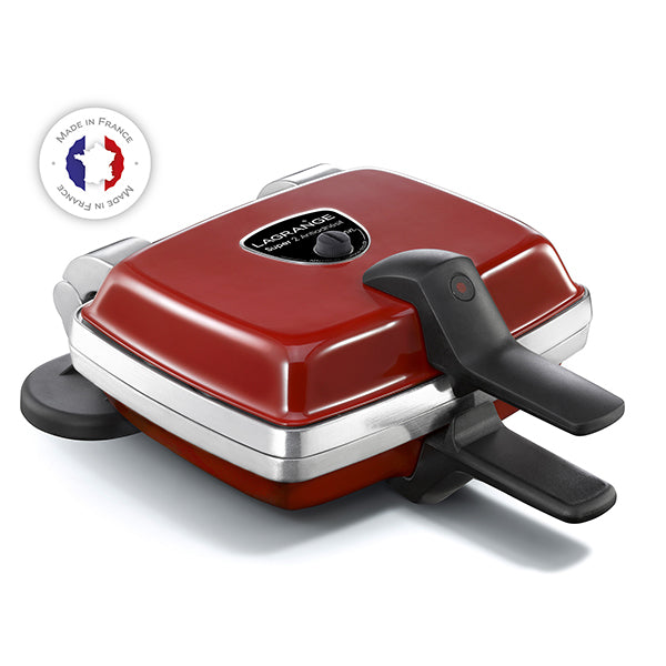 Gaufrier électrique 3 plaques Super 2 Antiadhésif rouge 1000 W Lagrange - Mathon - 5