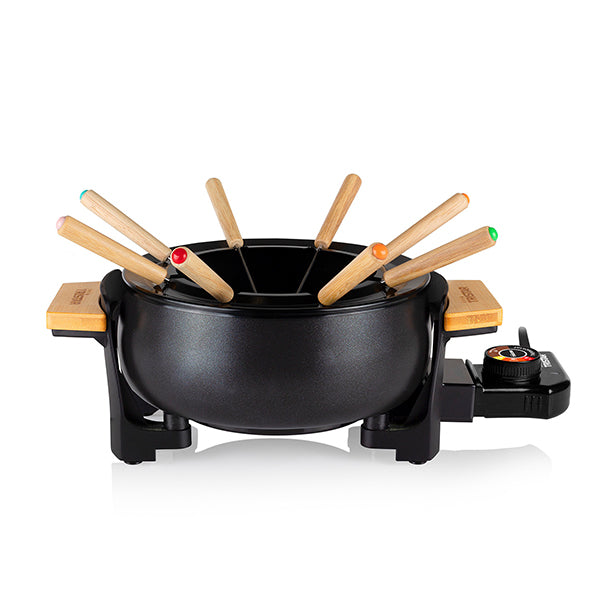 Appareil à fondue électrique finitions bambou 1000 W 1,5 L FO-1108 Tristar - Mathon - 1