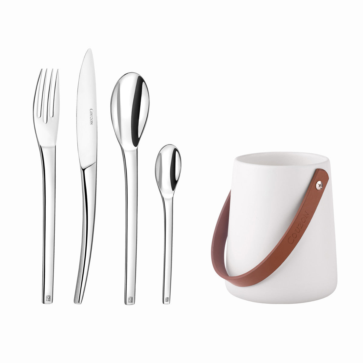 Neuvième Art - 24 couverts de table avec support de rangement nomade Couzon - Mathon - 1