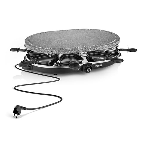 Appareil à raclette et pierre à cuire ovale 1200 W Princess - Mathon - 1