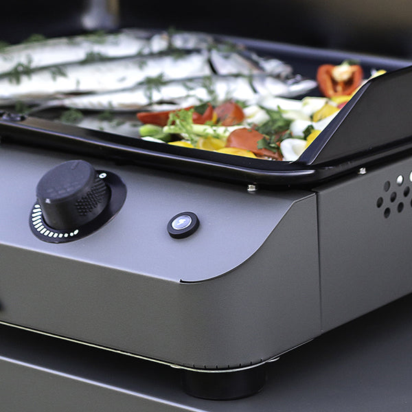 Plancha gaz Fusion 75 gris cargo ENO - Mathon - 3