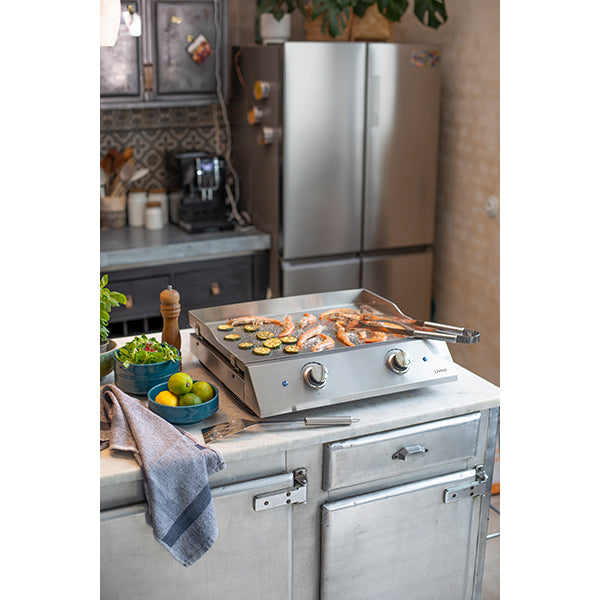 Plancha inox 2 thermostats 2800W DOC302 Livoo - Mathon - 5