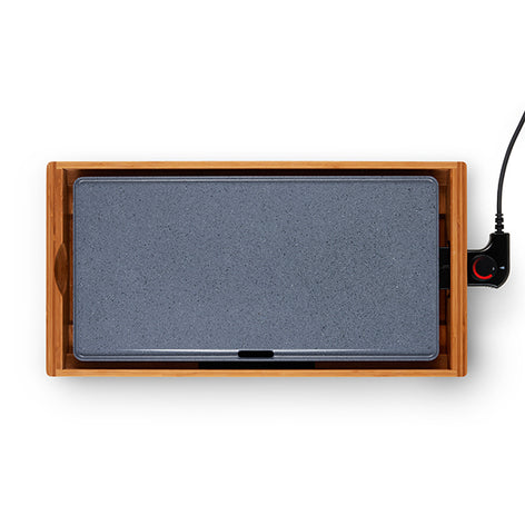 Plancha bambou revêtement céramique 2200 W DOC322 Livoo - Mathon - 2
