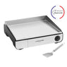 Lot plancha électrique Pro 50 noire avec spatule en inox et sa housse de protection Lagrange - Mathon - 3