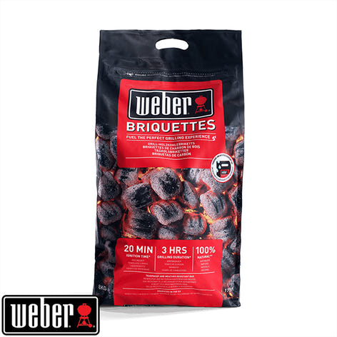 Sac de briquettes de charbon de bois 8 kg Weber - Mathon
