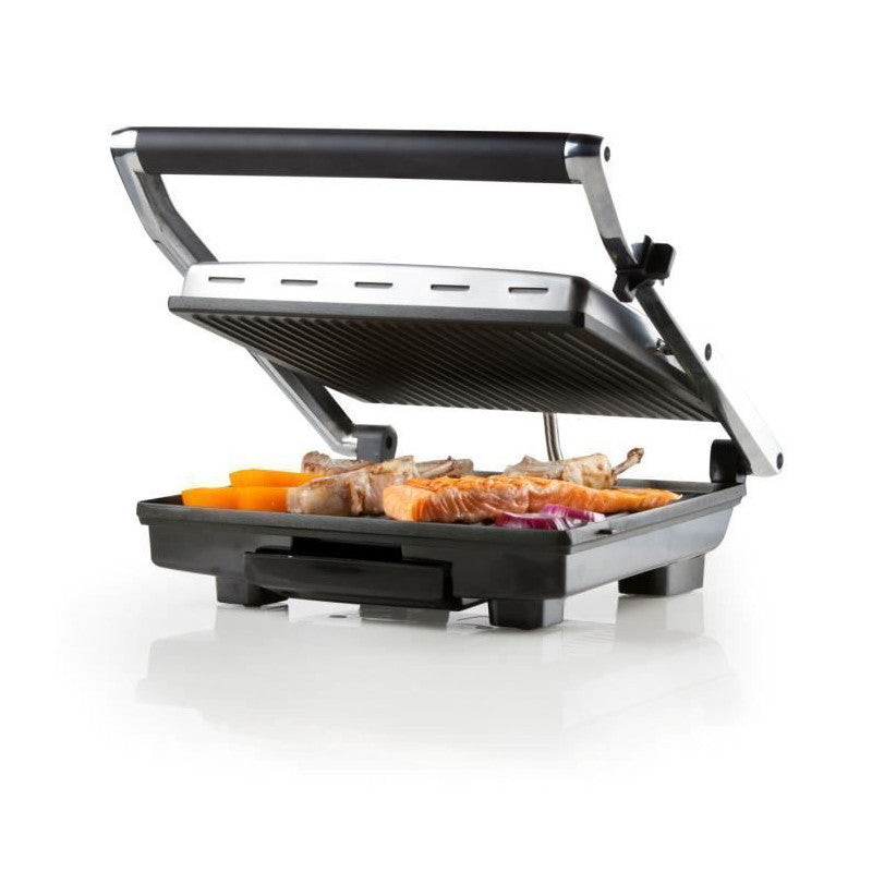 Domo - Grill Multifonctions En Acier Inoxydable - Grandes Plaques Teflon - Couvercle Flottant - Thermostat Reglable Domo - Mathon - 2