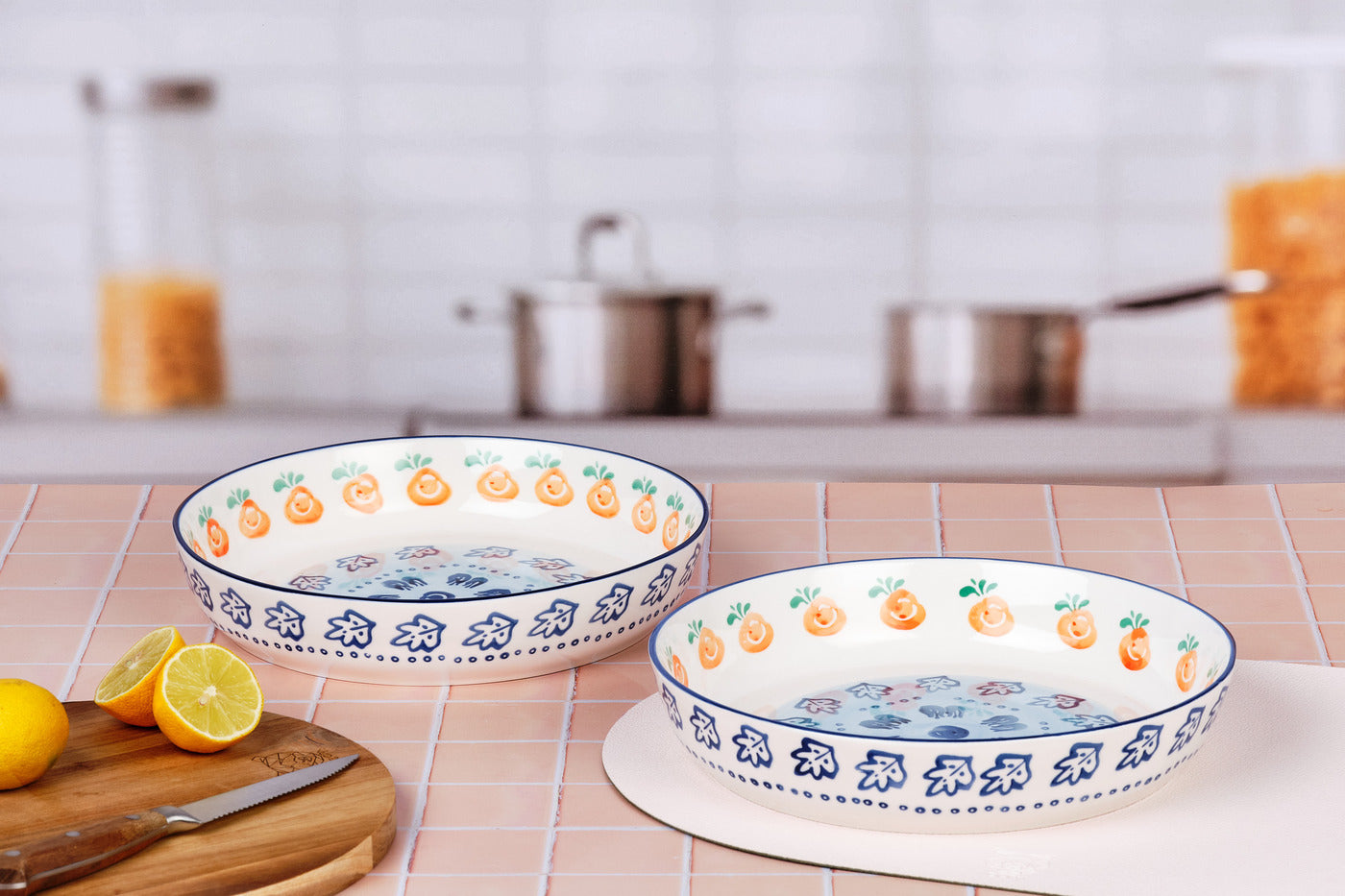 Corbeille à fruits NAPOLI Ø25,5cm - 2 pièces - Agrume Björn - Mathon - 2