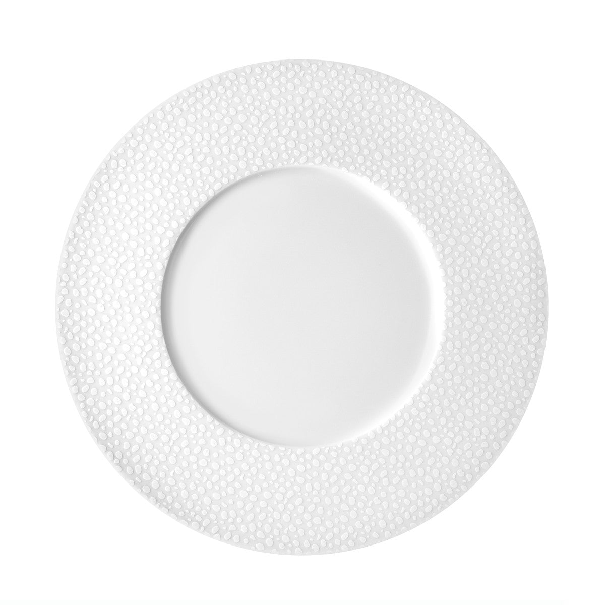 Baghera Blanc - Assiette de présentation 29cm (lot de 6) Médard de Noblat - Mathon - 1