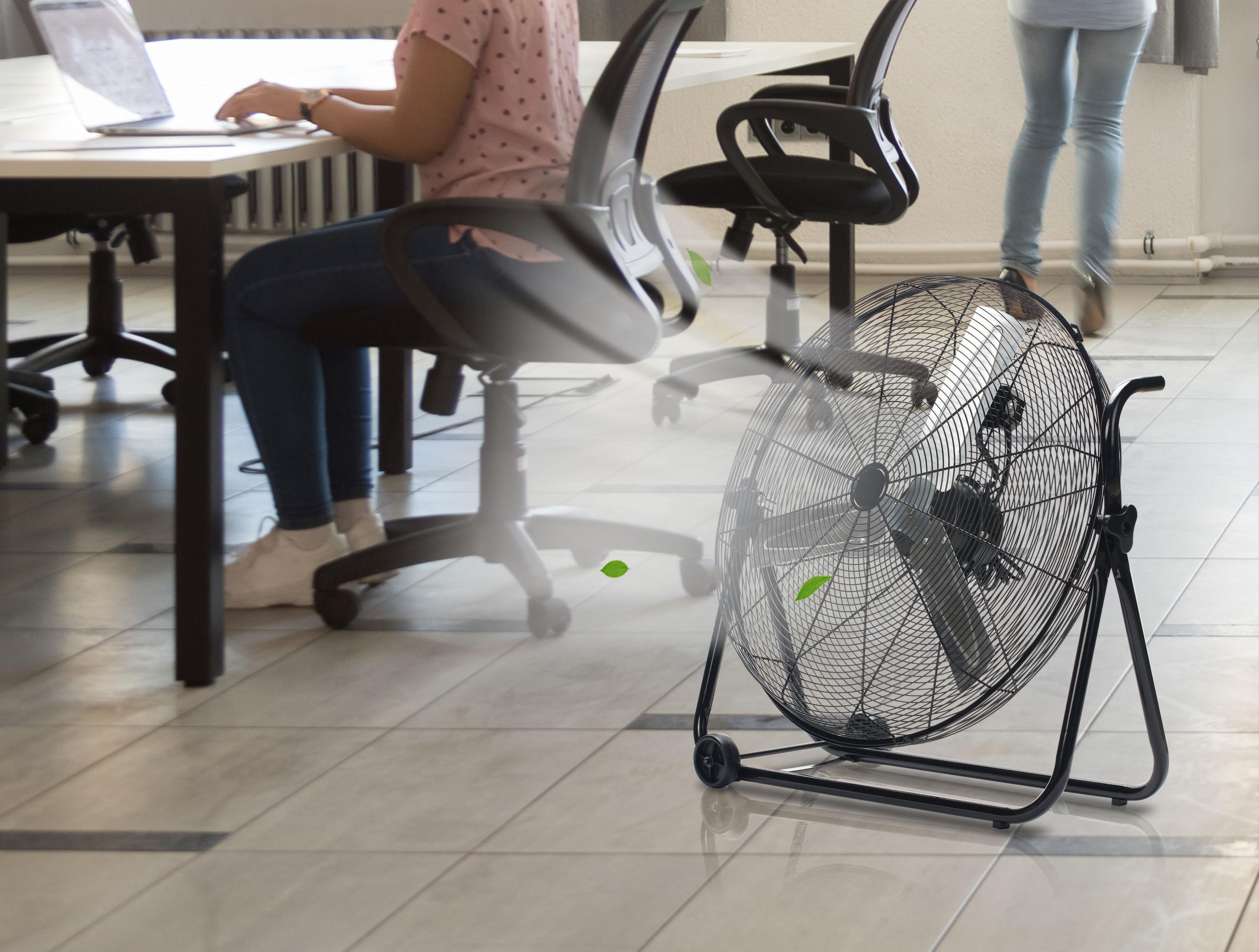 Ventilateur industriel 160W avec 3 vitesses et roues Purline - Mathon - 3