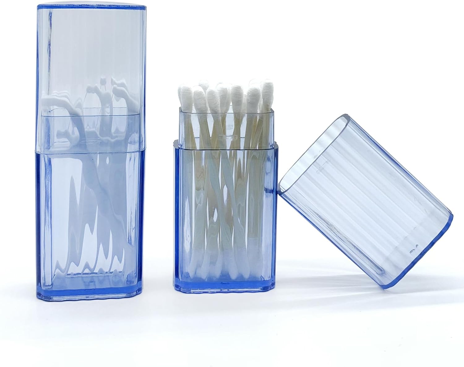 Distributeur de Cotons-Tiges Bleu Compact – Lot de 2 Vendos85 - Mathon