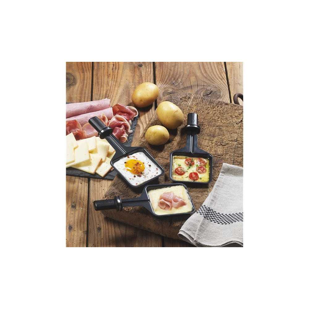 Raclette 8p 1200w Bambou Gamme Signature Kitchenchef - Kcwoodlux8 Kitchen Chef Professional - Mathon - 4