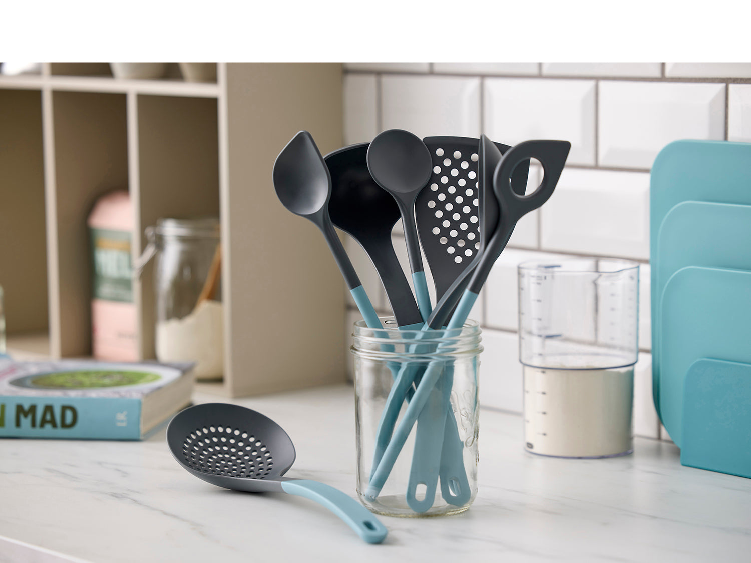 Cuillère de service NEW OPTIMA en nylon Nordic green Rosti - Mathon - 5