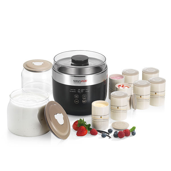 Lot yaourtière fromagère Voluptea 4 pots supplémentaires Naturamix - Mathon