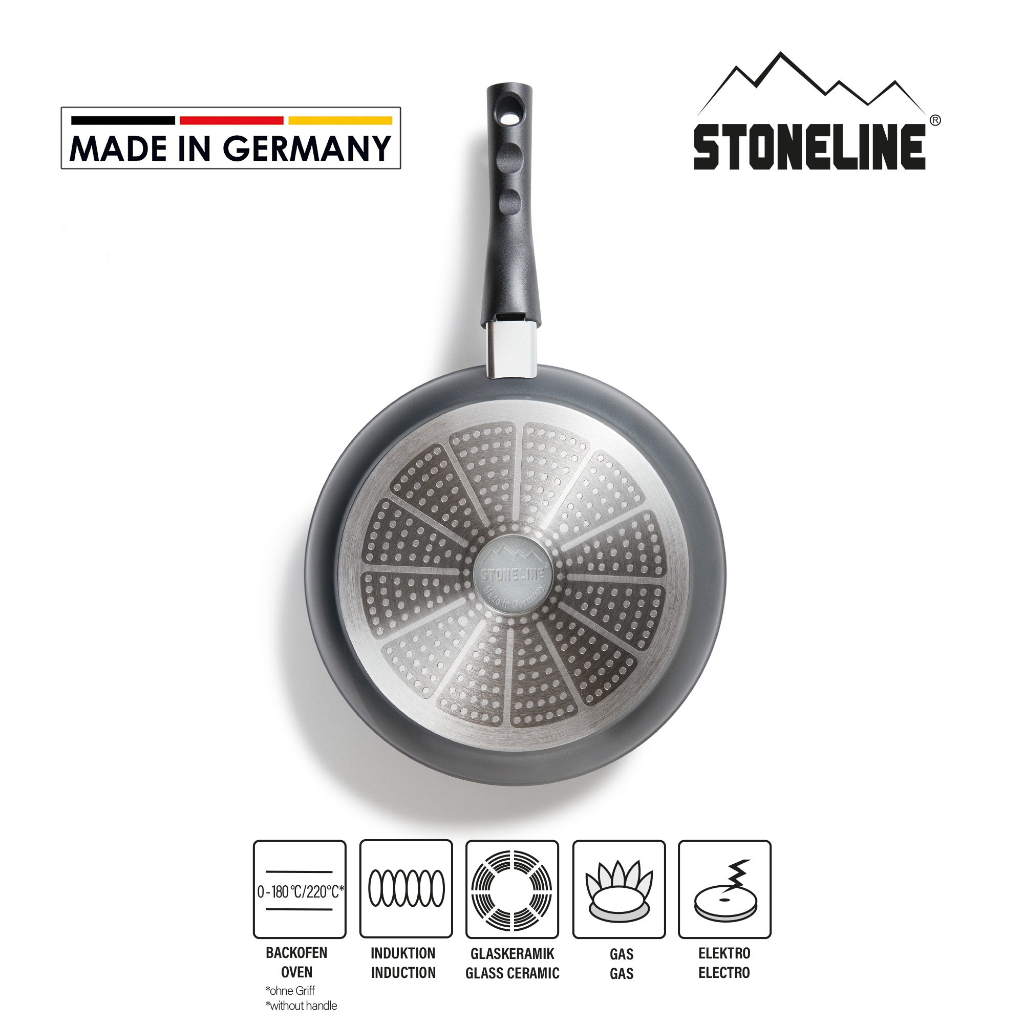 FLEX Sauteuse 24 cm, avec poignée amovible, Made in Germany, Stoneline - Mathon - 2