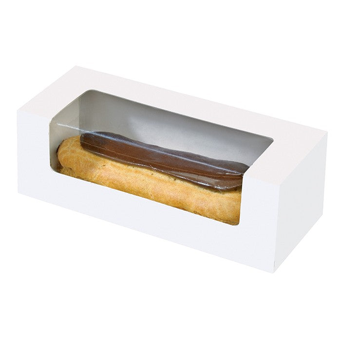 50Pcs - Boite carton à fenêtre pour éclair ou macaron  150x60x50mm FirstPack - Mathon - 1